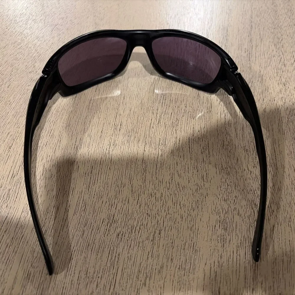 Vtg Oakley Ten X Polarized Sunglassses OO9128-01 61 16 Baseball Cycling Racing